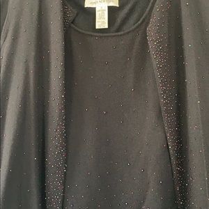 Jones New York beaded sweater set